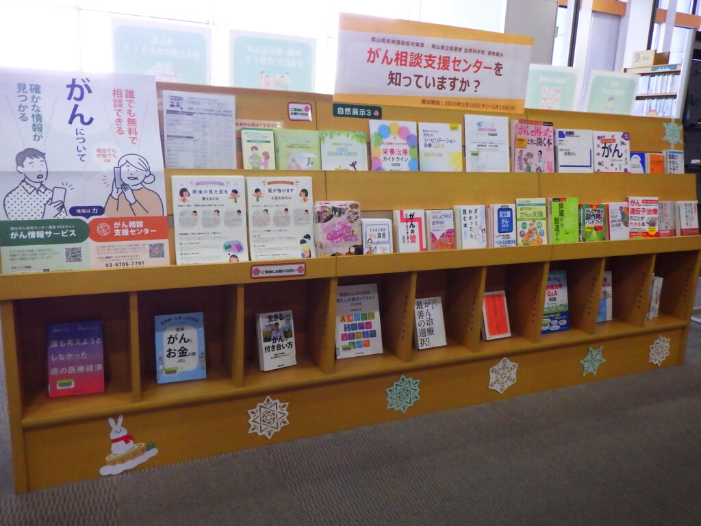 「がん相談支援センターを知っていますか?」展示画像