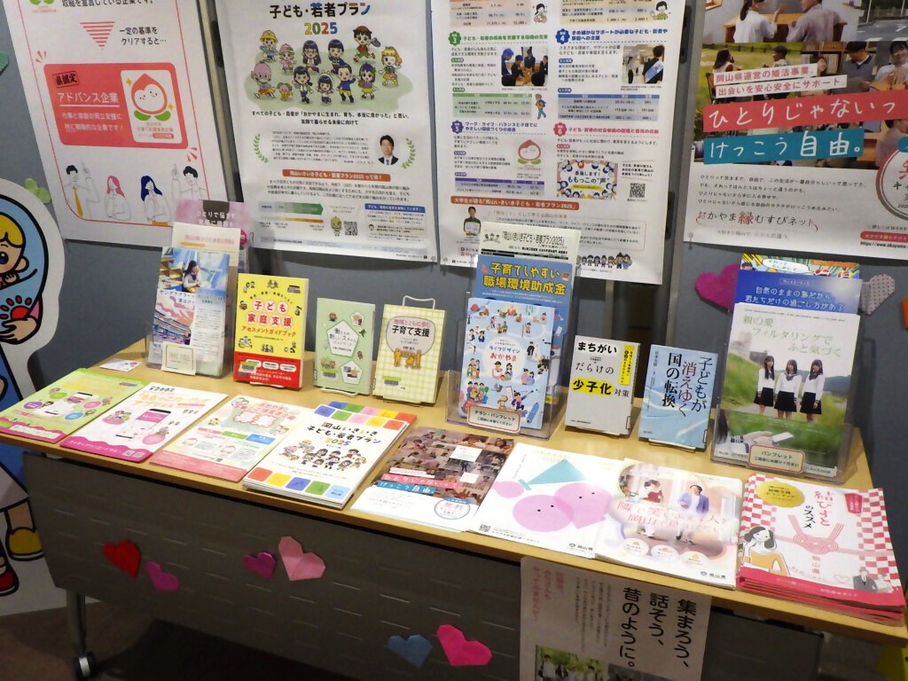 「岡山いきいき子ども・若者プラン2025」展示画像３